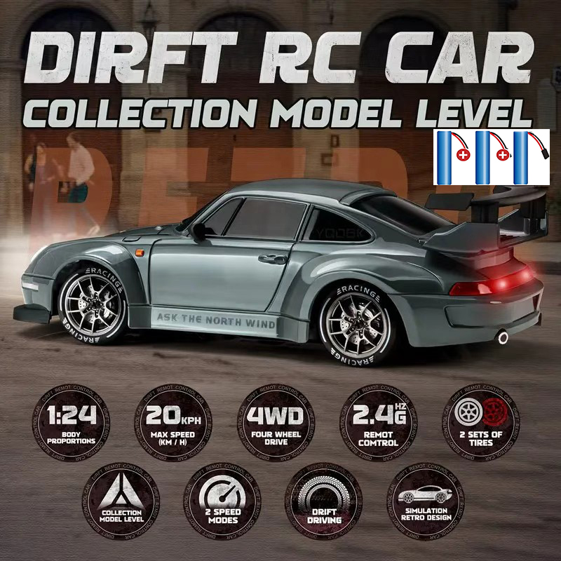 Rc Hobby Grade Drift Car - 4WD RC Drift Car 2.4GHz 4x4
