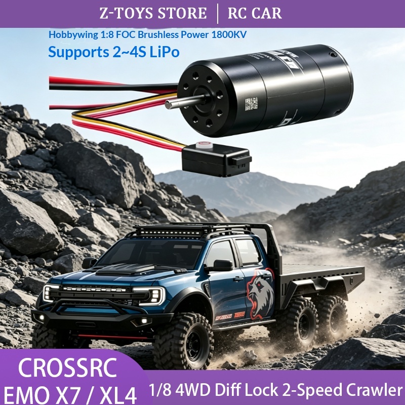 Rc Hobby Grade Crawler - CROSSRC EMO X7 XL4 1/8 RC