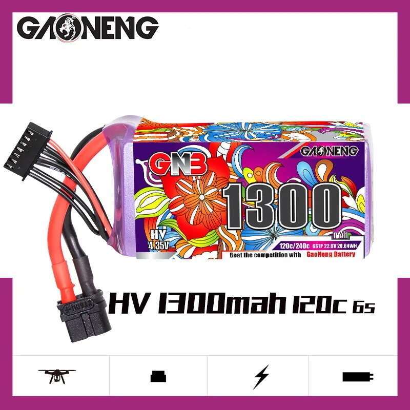 2Pcs GNB 6S Lipo Battery 22.8V - Fpv Racing Quadcopter ulasan dan harga