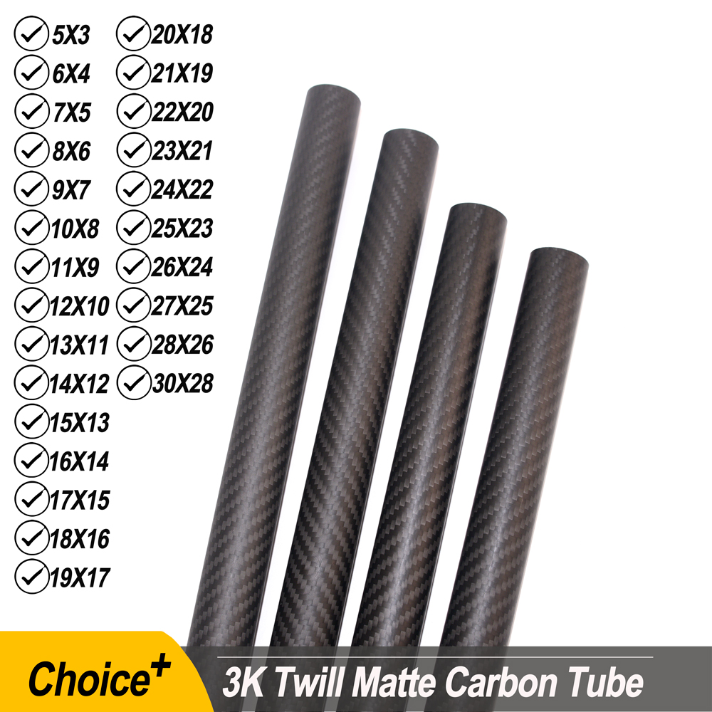 2Pcs 3K Pure Carbon Fiber Tube - Rc Hobby Youtube ulasan dan harga