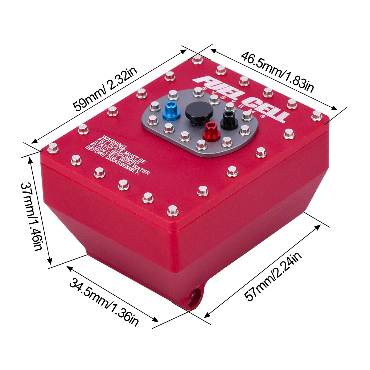 1Pcs Aluminum 1/10 Scale Fuel  - Rc Hobby Tools ulasan dan harga