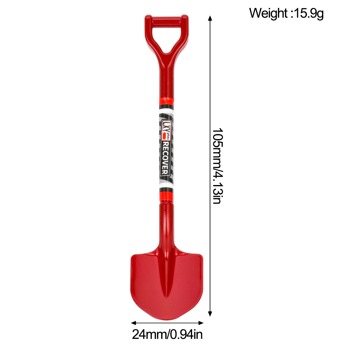 Simulated Metal Shovel Decorat - Rc Hobby Tools ulasan dan harga