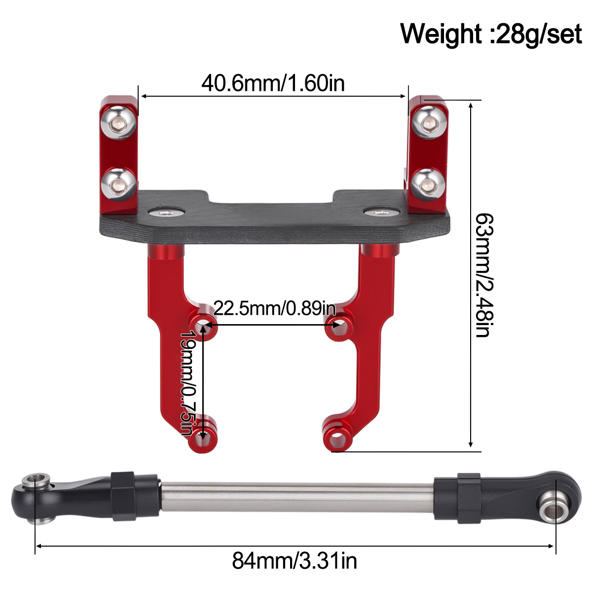 Aluminum Alloy Servo Mount Bas - Rc Hobby Tools ulasan dan harga