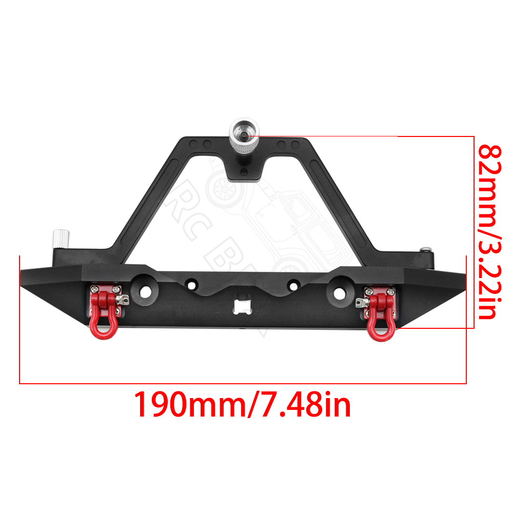 Metal Front Rear Bumper with S - Rc Hobby Grade Crawler ulasan dan harga