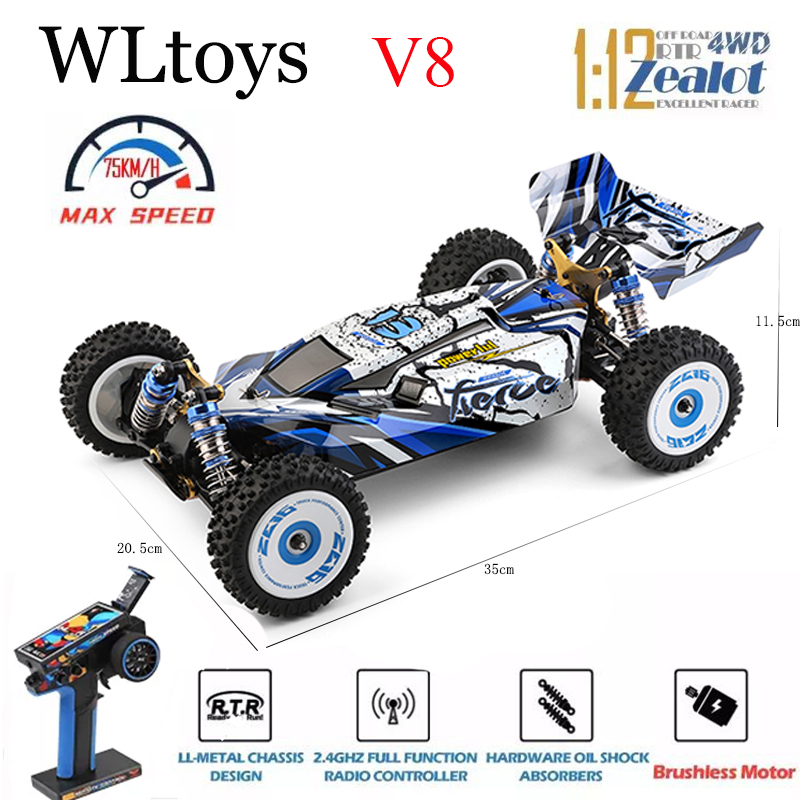 WLtoys 124017 124007 75KM/H  R - Rc Hobby Grade Drift Car ulasan dan harga