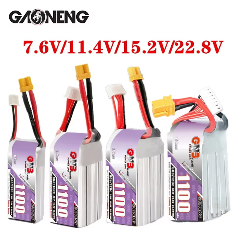GNB 1100mAh 2S 3S 4S 6S 60C/12 - Fpv Racing Quadcopter ulasan dan harga