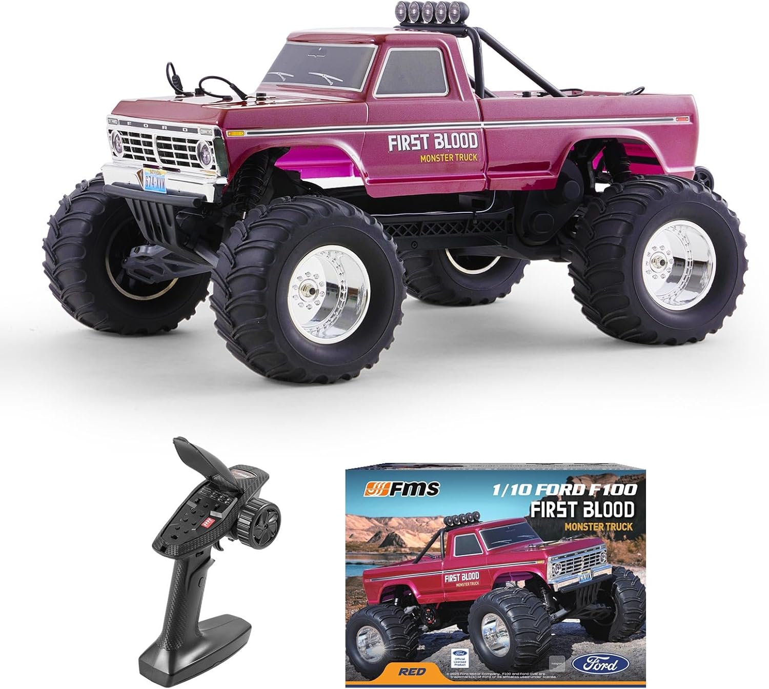 1/10 Scale Ford F-100 RC Monst - Rc Hobby Grade Crawler ulasan dan harga
