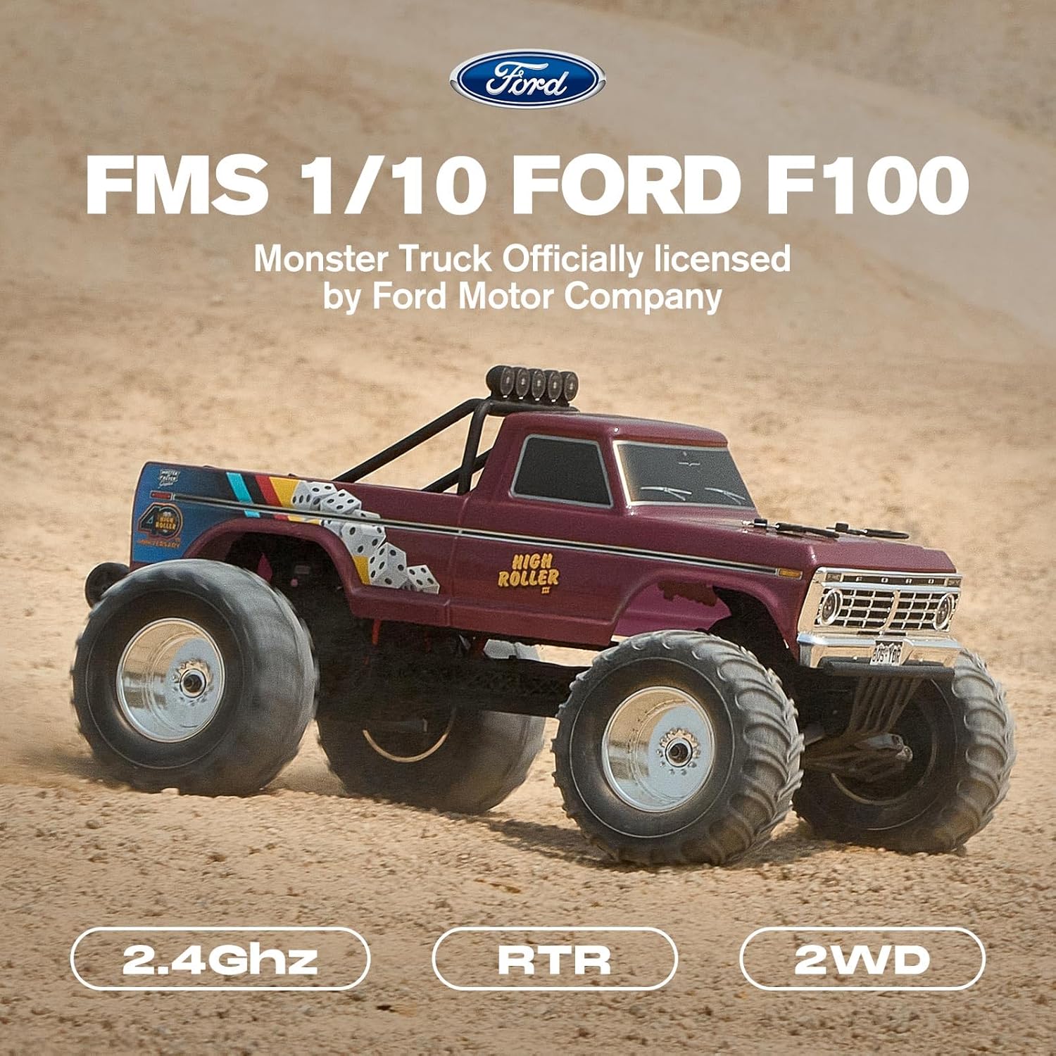 1/10 Scale Ford F-100 RC Monst - Rc Hobby Grade Crawler ulasan dan harga