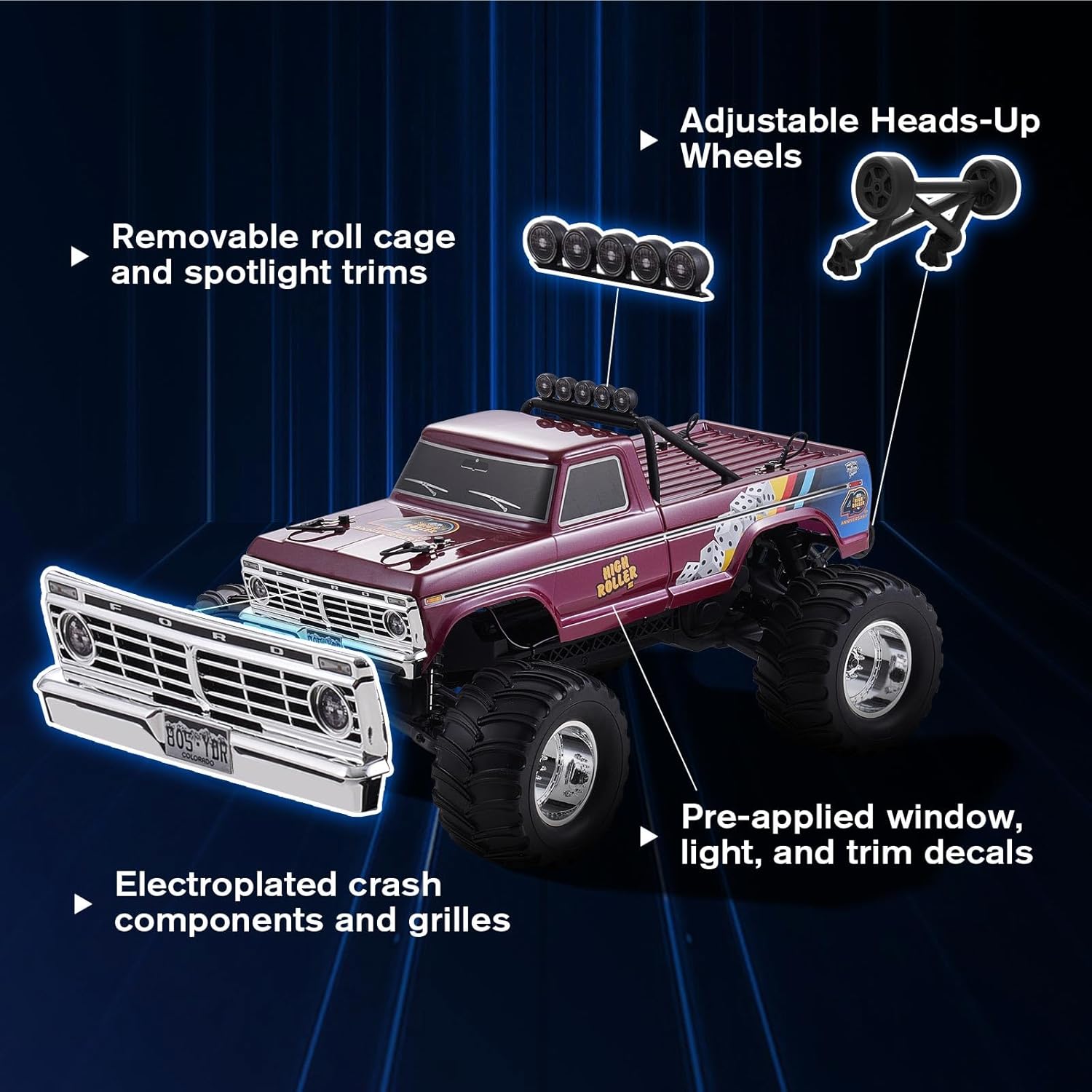 1/10 Scale Ford F-100 RC Monst - Rc Hobby Grade Crawler ulasan dan harga