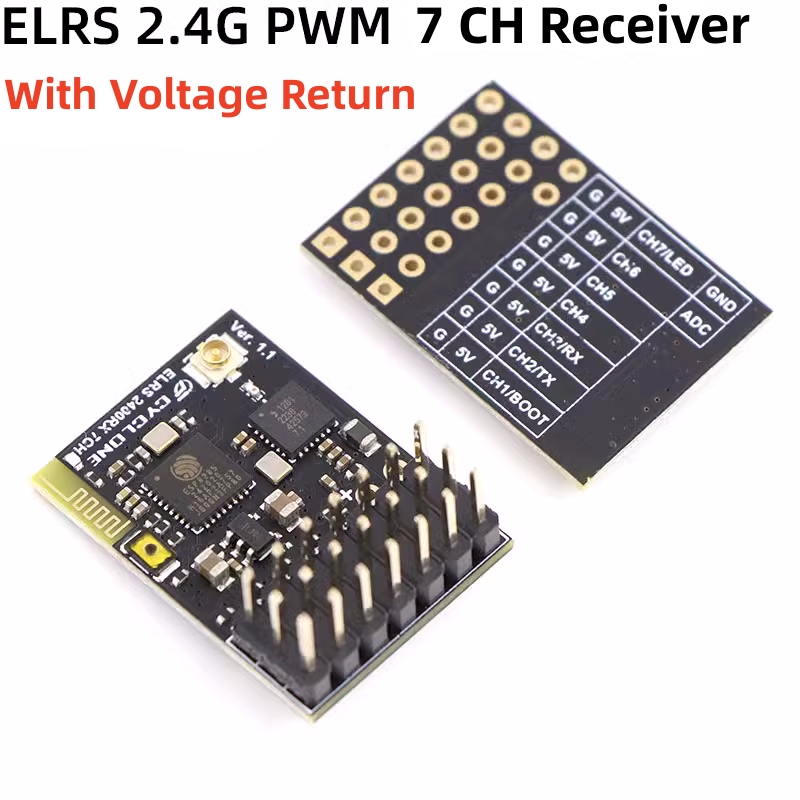 ELRS 2.4G PWM 7CH 6CH CRSF Rec - Fpv Racing Quadcopter ulasan dan harga