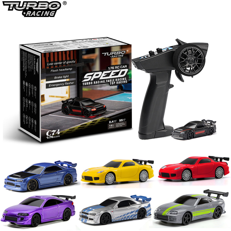 Turbo Racing 1:76 C64 C73 C72  - Rc Hobby Grade Drift Car ulasan dan harga